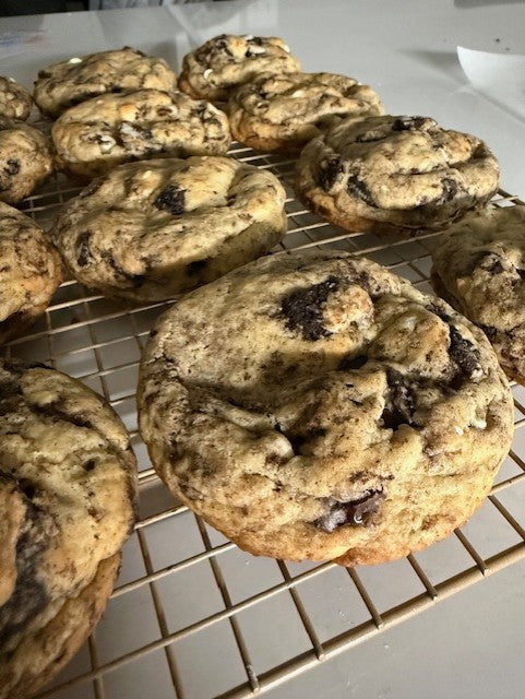 Mint Chocolate-Cookies & Cream Sourdough Cookies - 1/2 Dozen